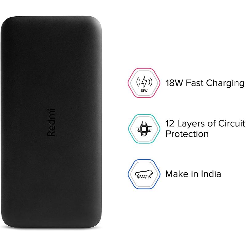 Redmi 20000mAH 18W Fast Charger Powerbank | Gadgets & Accessories Redmi 20000mAH 18W Fast Charger Powerbank | Gadgets & Accessories