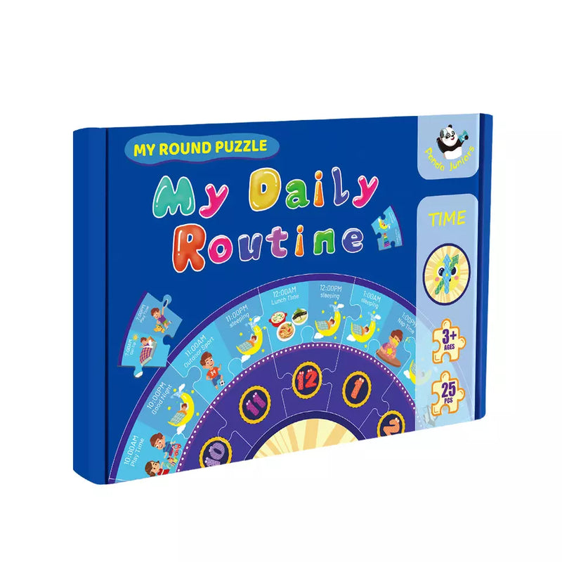 Routine Round PJ PJ012-1 My Round Puzzle-My Daily Routine 49700378