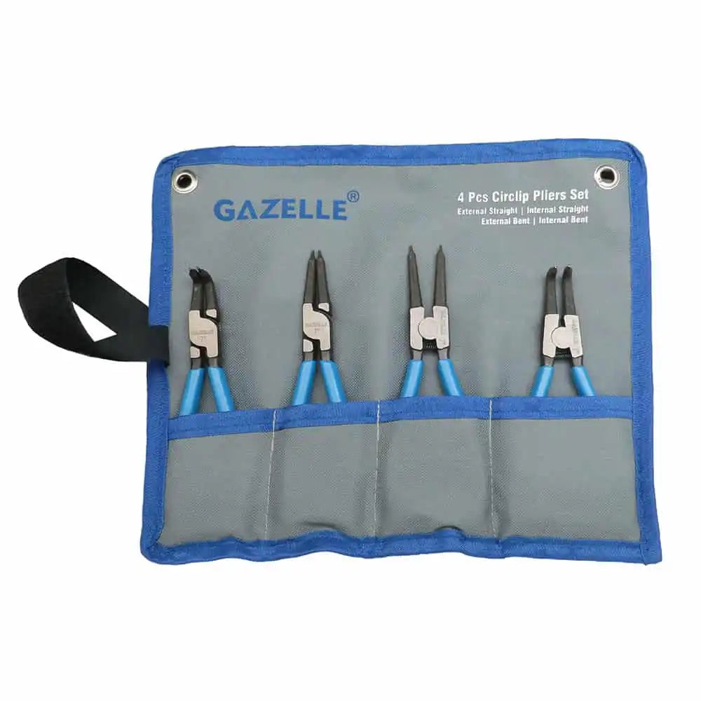 Gazelle G80198 Circlip Plier 7 Inch 4 Pcs With Tetron Pouch PAT-4017 | Hand Tools Gazelle G80198 Circlip Plier 7 Inch 4 Pcs With Tetron Pouch PAT-4017 | Hand Tools