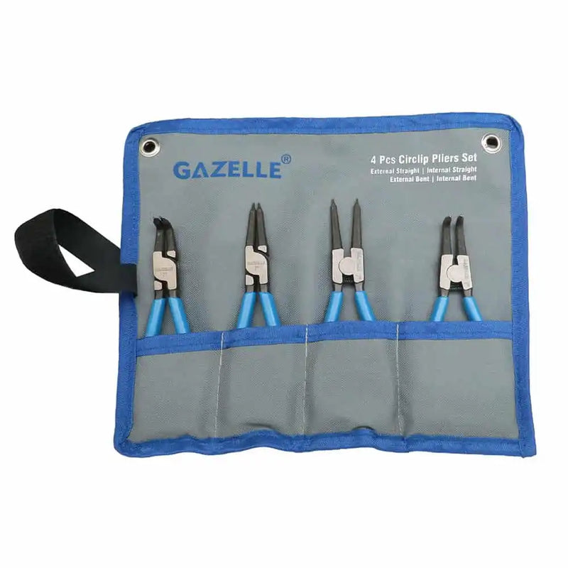 Gazelle G80198 Circlip Plier 7 Inch 4 Pcs With Tetron Pouch PAT-4017