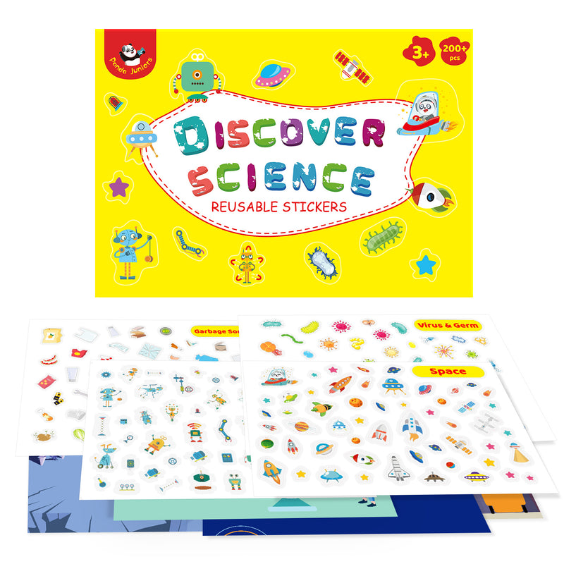 PJ PJ013-2 Reusable Stickers-Discover Sciences 49700408