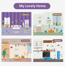 PJ PJ013-4 Reusable Stickers-My Lovely Home 49700422