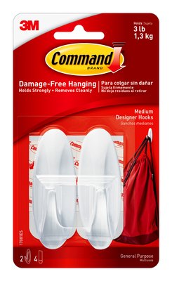 Command Medium Designer Hooks Regular 3M