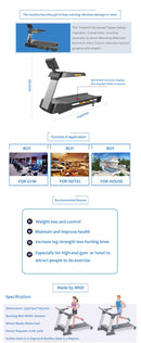 XFit Professional Treadmill CSTXF