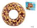 Nutty Chocolate Donut Ring Tube Float