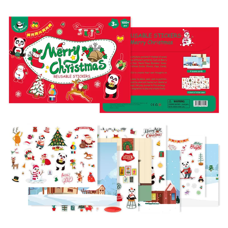 PJ PJ013-5 Reusable Stickers-Merry Christmas 49701351