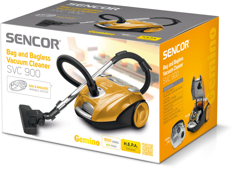 Sencor Bagged and Bagless Vacuum Cleaner 900W SVC 900-MEG2