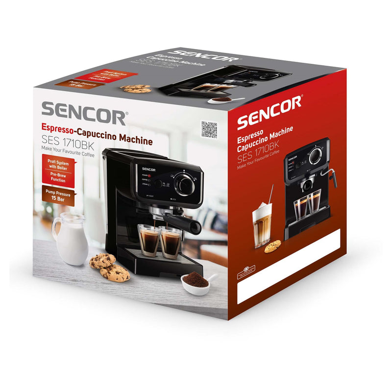 Sencor Espresso Machine 1140 Watt SES 1710BK
