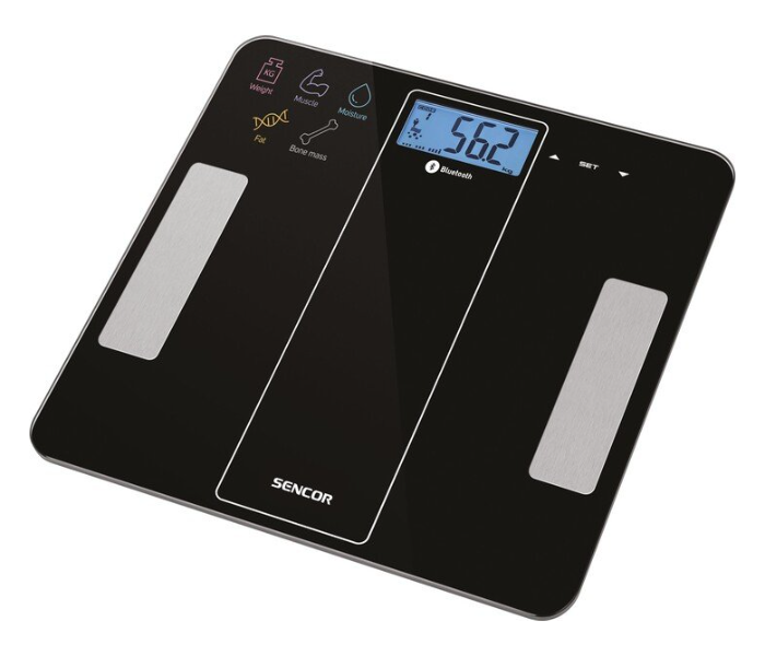 Sencor 41006026 Personal Fitness Bluetooth Weight Scale Black SBS 8000Bk