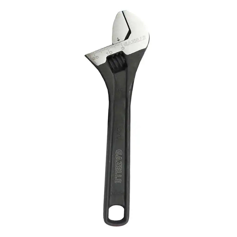 Gazelle Adjustable Wrench  CR-V Black Phosphate Finish