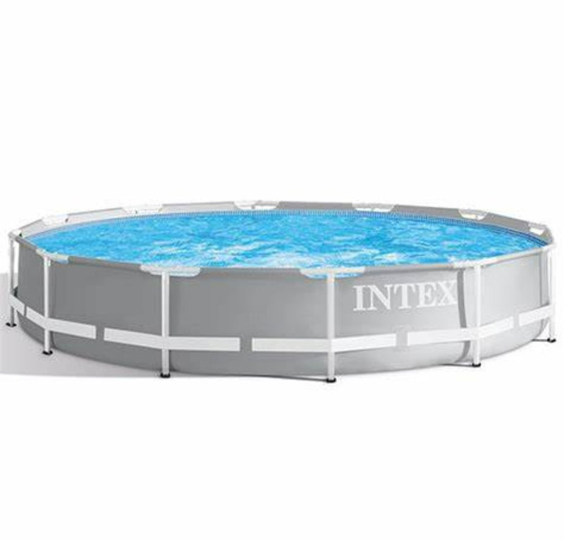 Intex Prism Frame Round Above Ground Pool 610 x 132Cm 42126756