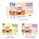 PJ PJ014-4 Coloring Book- Yummy Yummy  (2 Copies/set) 49700699