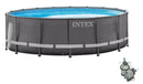 Intex Ultra XTR Frame Pool Set, Ages 6+ (W/220-240V Sand Filter pump, Safety Ladder, Ground Cloth, Cover) 42126334