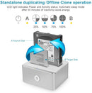 Unitek USB3.0 to SATA6G 2.5”/3.5” Dual Bay Hard Disk Docking Station - Silver Y-3026