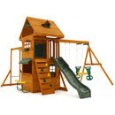 Kidkraft Ridgeview Deluxe Clubhouse Wooden Swing Set / Play Set