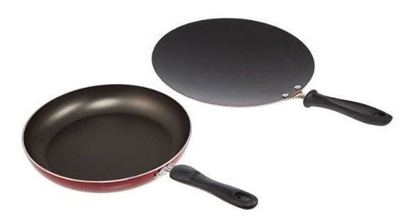 Prestige 2pc Set 26cm Frypan+30cm Concave Tawa PR20470