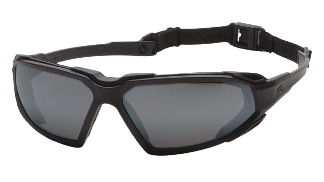 Pyramex Highlander Safety Goggles Black Frame W Grey Anti Fog Lens 35 G SBB5020DT