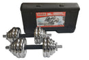 Yorkcast Chrome Dumbbell Set 30kg