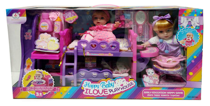 Happy Baby Play House With Doll