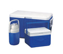 Coleman 54, 5 Quart And 0.3 Gallon Cooler 3 Piece Combo Blue 5295A780G