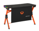 Meetion RGB LED Light PC Computer Gaming Desk MT-DSK20