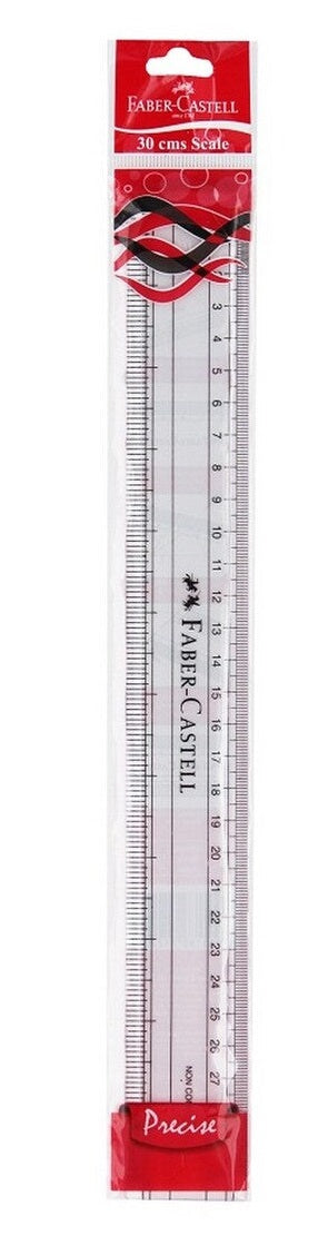 Faber-Castell Ruler Clear Plastic 30cm
