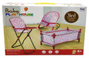 Play House Doll With Chair Bed 3 in 1