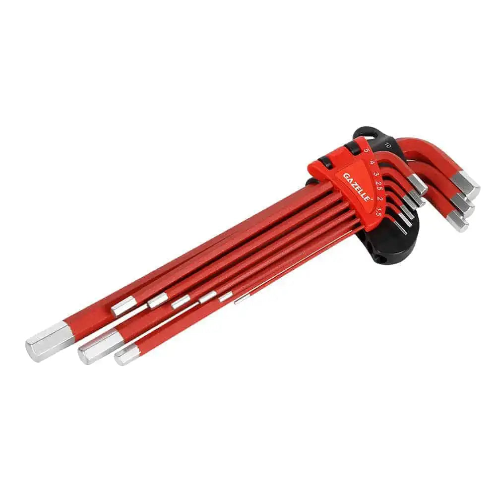 Gazelle G80133 Long Arm Hex Key 9pc Metric PAT-4034 | Hand Tools Gazelle G80133 Long Arm Hex Key 9pc Metric PAT-4034 | Hand Tools