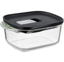 Lock N Lock  Oven Glass Modern Steam Hole Rectangular 550ml (Black)