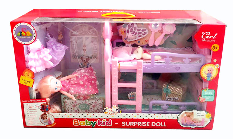 Surprise Doll With Bed