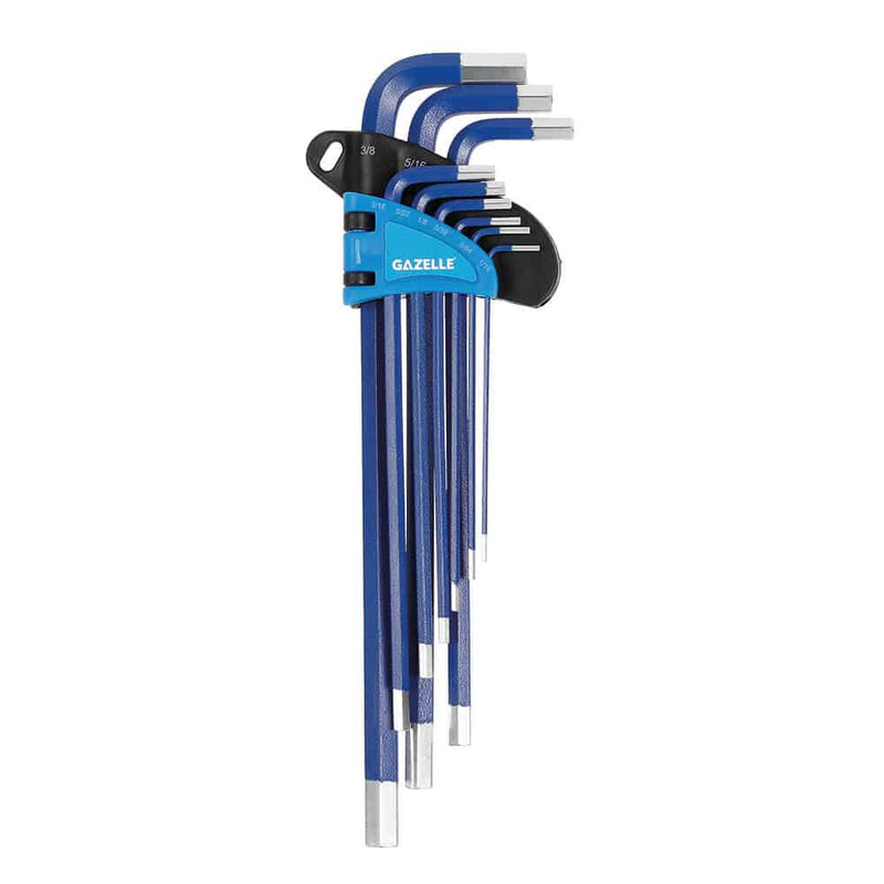 Gazelle G80134 Long Arm Hex Key 9Pc Imperial PAT-4035