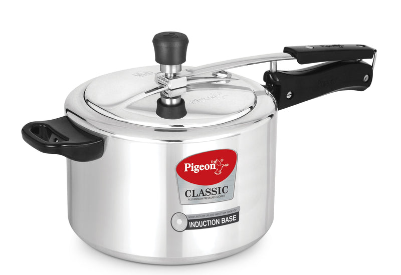 Pigeon Aluminium Pressure Cooker 5 Liters Calida.Regular