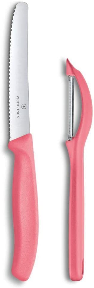 Victorinox Swiss Classic Trend Colors Universal Knife Set 2 Light Red 6.7116.21L12