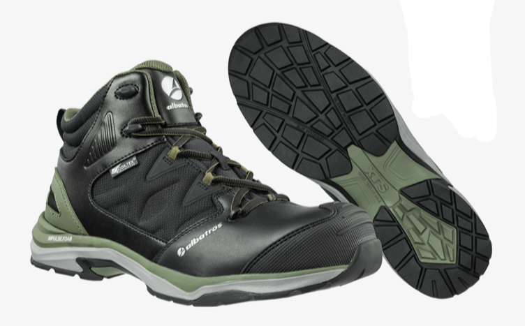 Albatros Safety Boots Ultratrail Olive CTX mid S3 63.622.0