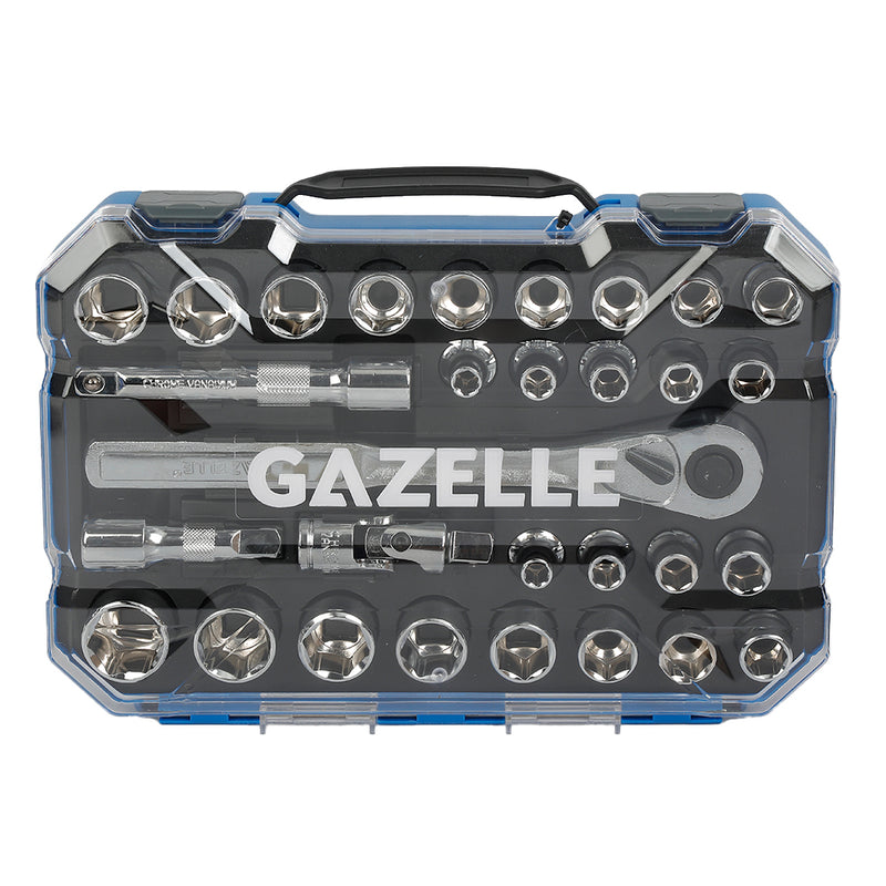 Gazelle G80234  1/2 In. Drive Socket Set, 30-pieces (13MM) PAT-4043