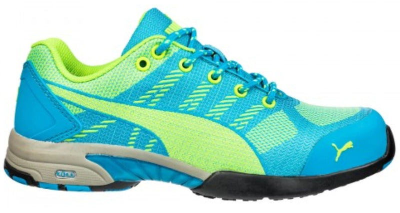 Puma Safety Celerity Knit Blue Wns Low Protective Footwear 642900