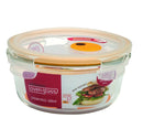 Lock N Lock  Ovenglass Euro Steam Hole Round 650ml