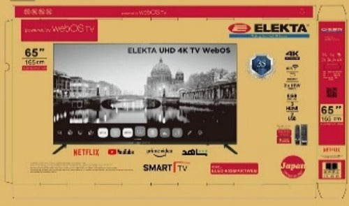 Elekta-65" Smart 4K UHD Webos ELED-65SMART WEBO