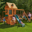 Kidkraft Ridgeview Deluxe Clubhouse Wooden Swing Set / Play Set