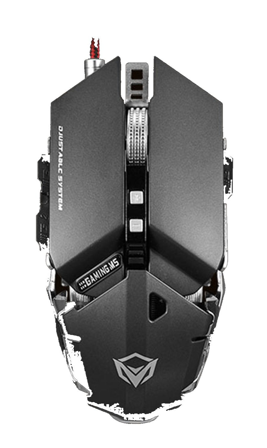 Meetion Metal Mechanical Programmable Gaming Mouse Gray/Red MT-M985 | Games Meetion Metal Mechanical Programmable Gaming Mouse Gray/Red MT-M985 | Games