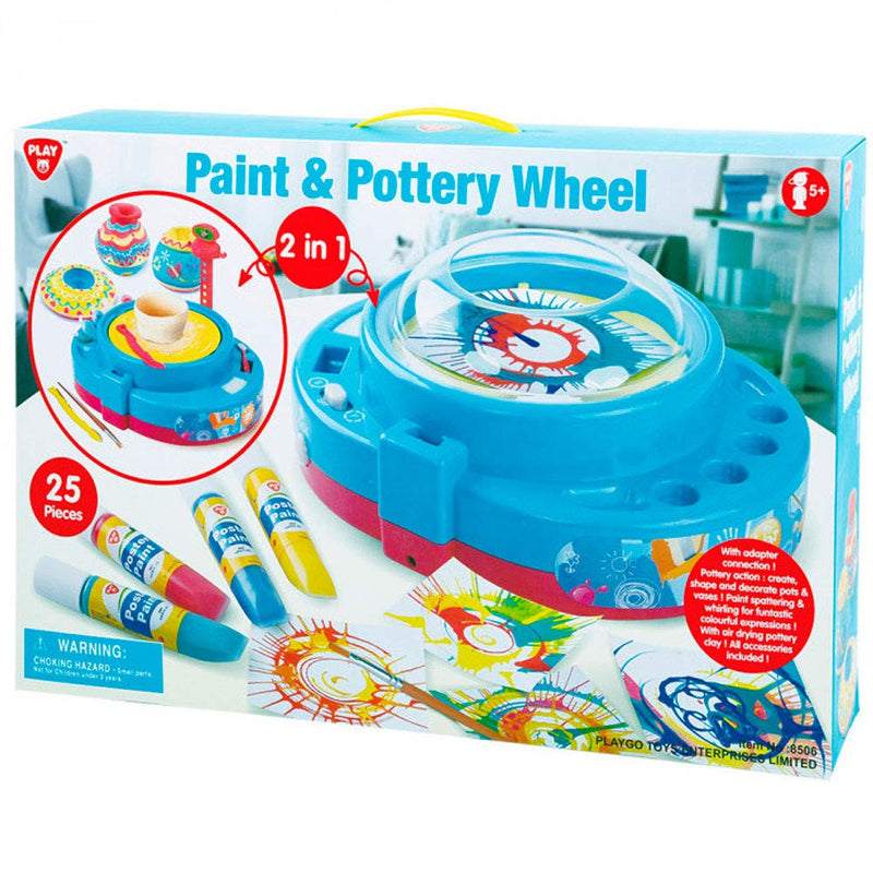 Paint & Pottery Wheel 2 In 1