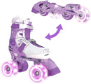 Yvolution Neon Combo Skates Purple 4L/13L/16L CL 4PK