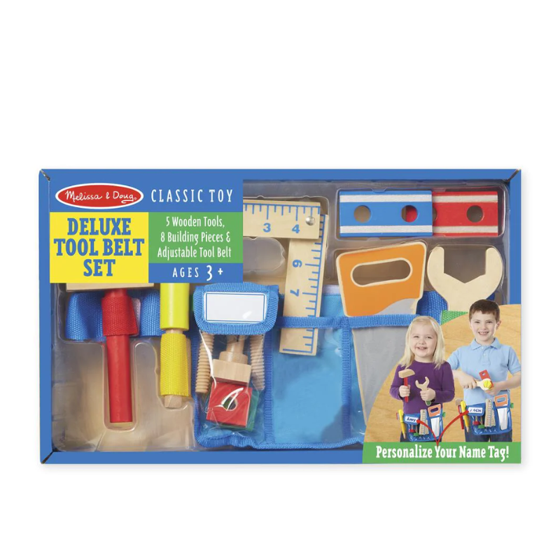 Melissa & Doug Deluxe Tool Belt Set 46005174 | Classic Toys