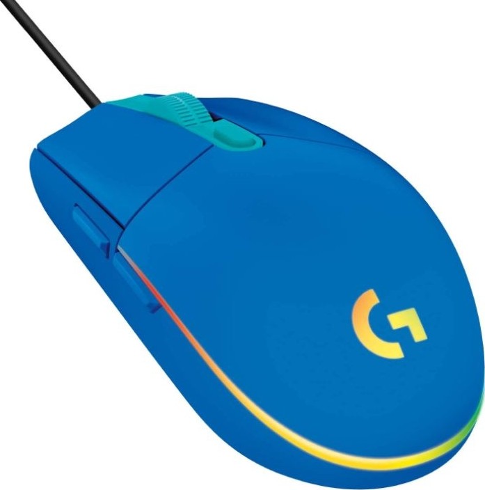 Logitech G203 Lightsync Gaming Mouse Blue USB EMEA 910-005798