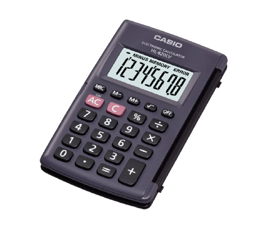 Casio Calculators Handy HL-820LV-BK-W-DP