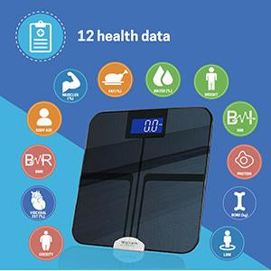 Marrath Smart Home BMI Electronic Weigh Scale to measure 12 health parameters