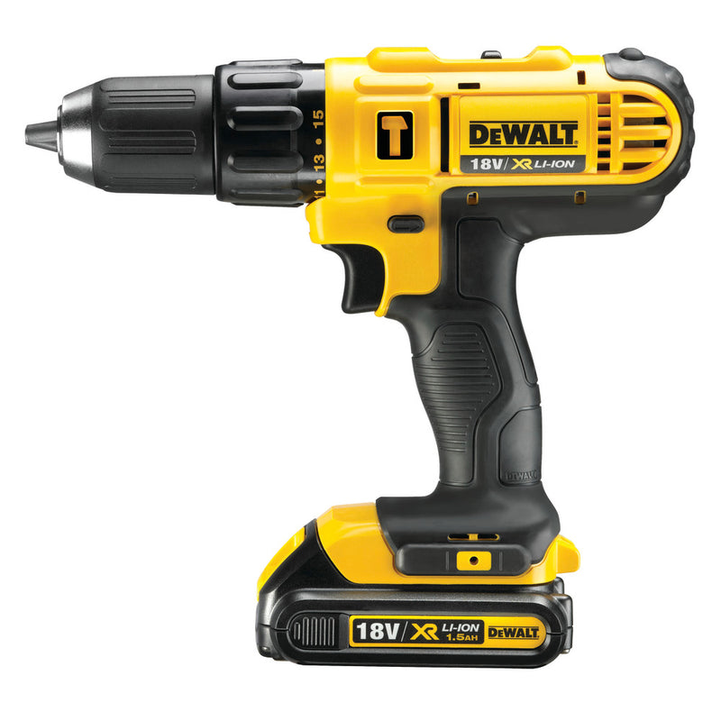 Dewalt 18V OPP Impact Drill Driver 2 Battery 1.5 Ah + Charger DCD776S2-B5