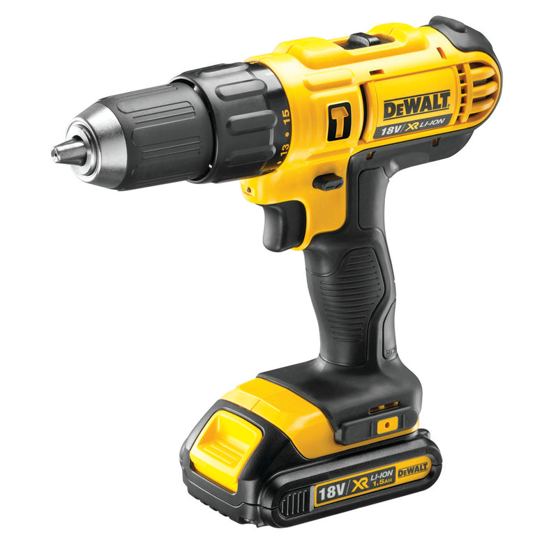 Dewalt 18V OPP Impact Drill Driver 2 Battery 1.5 Ah + Charger DCD776S2-B5