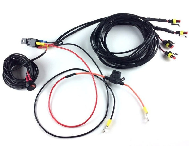 Lazer Harness Kit 4 Lamp With Switch ST2 Triple R Series 8227-12V-SW