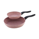 Falez Avanos Frypan Granite 2 Pieces Set 20cm + 26cm Pink